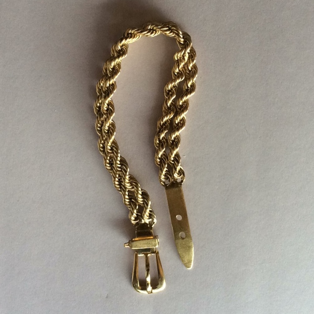 14k ROPE BRACELET custom made - Picture 4 of 9